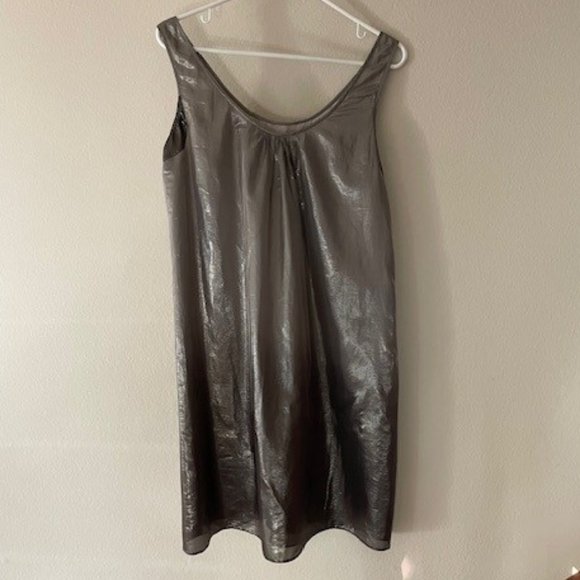 Burberry Runway Silk Metallic Mini Dress - Picture 3 of 9